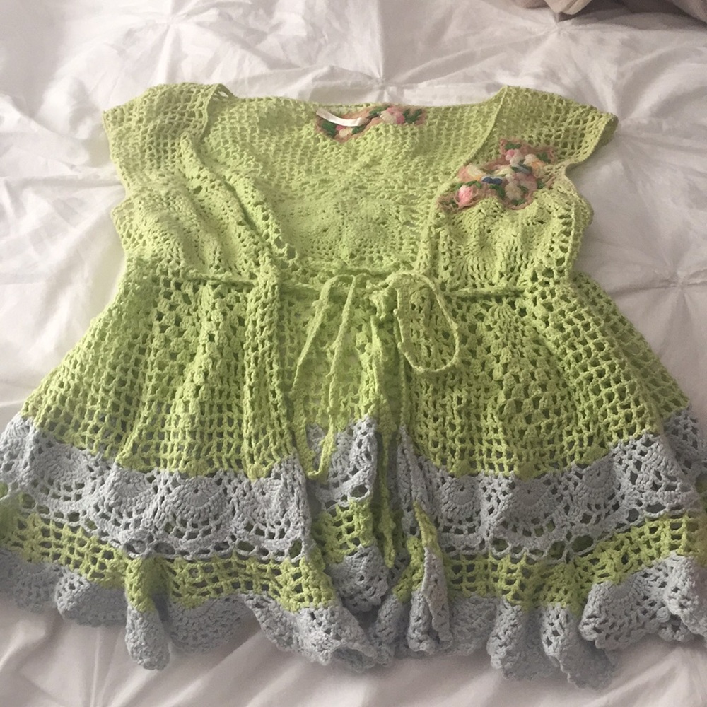 Knit hippie vest